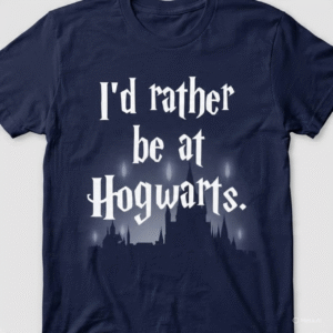 “I’d Rather Be at Hogwarts” Graphic T-Shirt